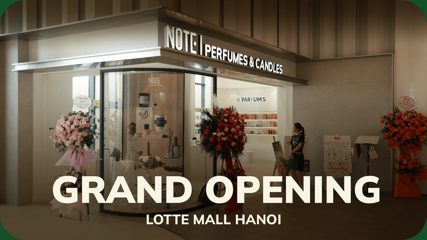 NOTE - GRAND OPENING HANOI STORE