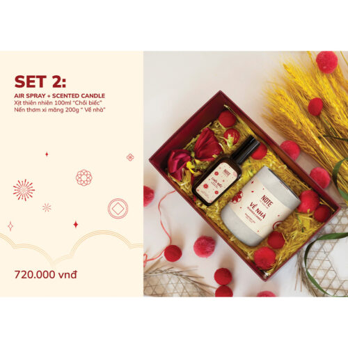 SET 2: AIR SPRAY + SCENTED CANDLE